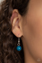 Load image into Gallery viewer, Paparazzi Accessories ⚘ The Partygoer - Blue Necklace⚘ Flat Rate Ship $4.50 ⚘
