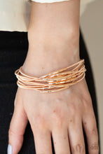 Load image into Gallery viewer, Paparazzi Accessories ⚘ City Stretch - Rose Gold Bracelet⚘ Flat Rate Ship $4.50 ⚘
