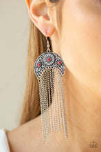 Load image into Gallery viewer, Paparazzi Accessories ⚘ Lunar Melody - Pink Earrings⚘ Flat Rate Ship $4.50 ⚘
