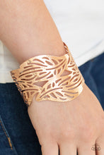Load image into Gallery viewer, Paparazzi Accessories ⚘ Leafy Lei - Rose Gold Bracelet⚘ Flat Rate Ship $4.50 ⚘
