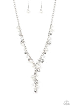 Load image into Gallery viewer, pittmanbling-and-jewelry-inc-presentsvintage-heartthrob-white-necklace-paparazzi-accessories
