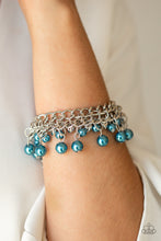 Load image into Gallery viewer, Paparazzi Accessories ⚘ Duchess Diva - Blue Bracelet⚘ Flat Rate Ship $4.50 ⚘
