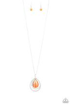 Load image into Gallery viewer, pittmanbling-and-jewelry-inc-presentsglow-and-tell-orange-necklace-paparazzi-accessories
