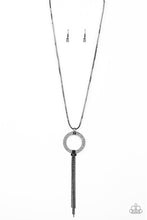 Load image into Gallery viewer, pittmanbling-and-jewelry-inc-presentsnot-a-heir-out-of-place-black-necklace-paparazzi-accessories
