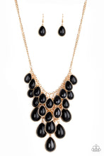 Load image into Gallery viewer, brought-to-you-by-pbjincshop-til-you-teardrop-black-necklace-paparazzi-accessories
