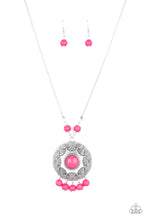 Load image into Gallery viewer, pittmanbling-and-jewelry-inc-presentssanta-fe-garden-pink-necklace-paparazzi-accessories
