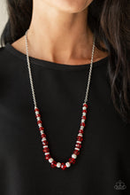 Load image into Gallery viewer, Paparazzi Accessories ⚘ Stratosphere Sparkle - Red Necklace⚘ Flat Rate Ship $4.50 ⚘
