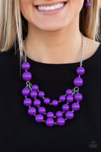 Load image into Gallery viewer, Paparazzi Accessories ⚘ Miss Pop-YOU-larity - Purple Necklace⚘ Flat Rate Ship $4.50 ⚘
