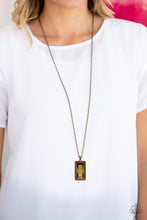 Load image into Gallery viewer, Paparazzi Accessories ❋Bada BLING Bada Boom - Brass Necklace❋ Flat Rate Ship $4.50❋

