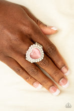 Load image into Gallery viewer, Paparazzi Accessories ⚘ Lovely Luster - Pink Ring⚘ Flat Rate Ship $4.50 ⚘
