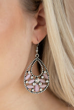 Load image into Gallery viewer, Paparazzi Accessories ❋Dewy Dazzle - Pink Earrings❋ Flat Rate Ship $4.50❋
