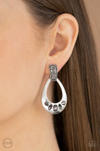 Load image into Gallery viewer, Paparazzi Accessories ⚘ Broker Babe - Silver Clip-On⚘ Flat Rate Ship $4.50 ⚘
