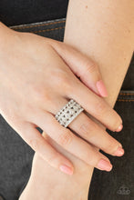 Load image into Gallery viewer, Paparazzi Accessories ⚘ Countess Couture - White Ring⚘ Flat Rate Ship $4.50 ⚘
