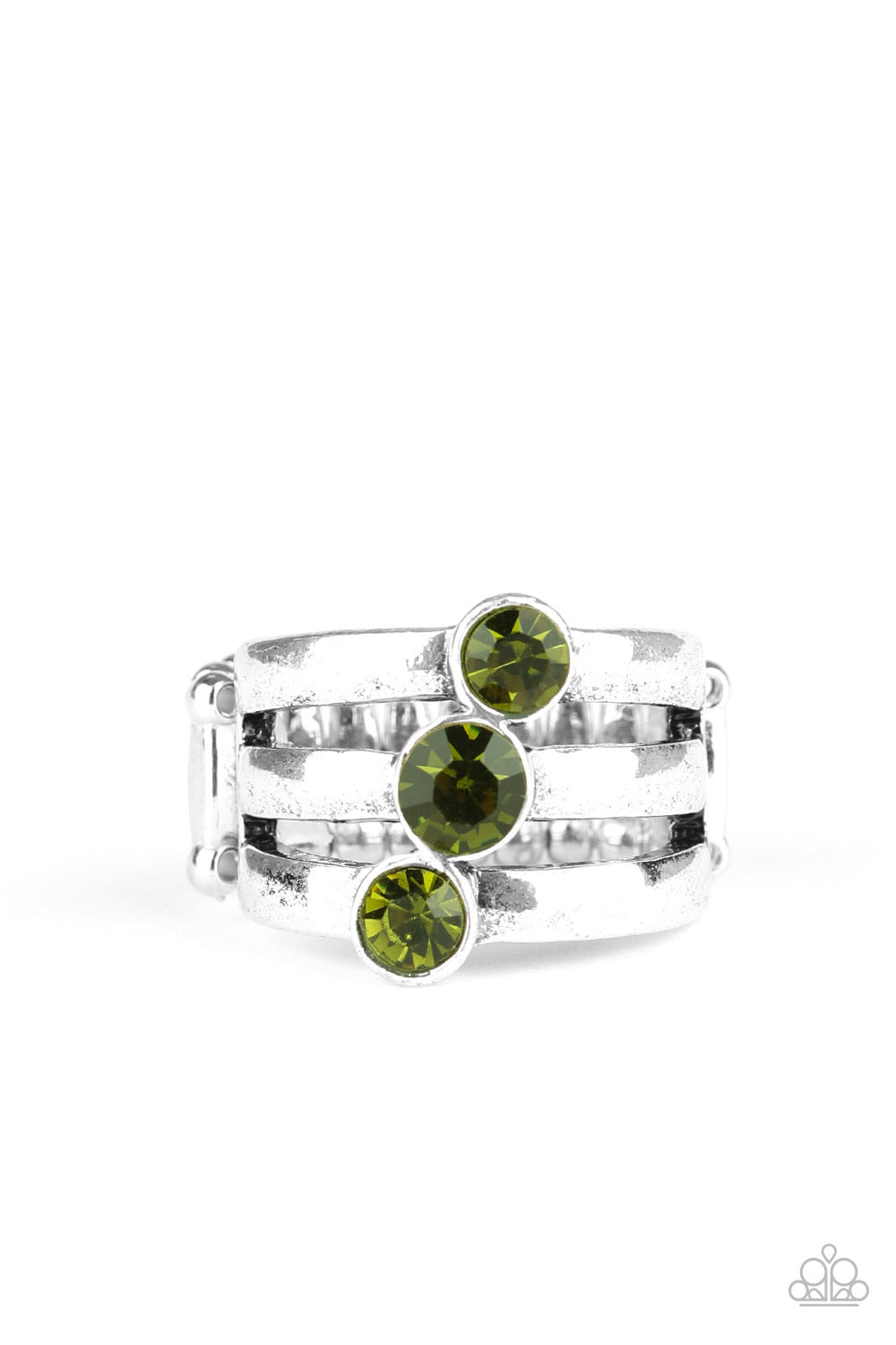 pittmanbling-and-jewelry-inc-presentstriple-the-twinkle-green-ring-paparazzi-accessories