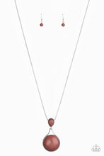 Load image into Gallery viewer, brought-to-you-by-pbjincdesert-pools-brown-necklace-paparazzi-accessories
