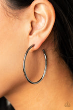Load image into Gallery viewer, Paparazzi Accessories ⚘ Spitfire - Black Earrings⚘ Flat Rate Ship $4.50 ⚘
